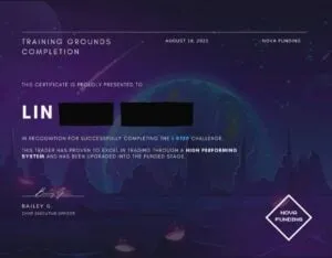 Trading Challenge Success